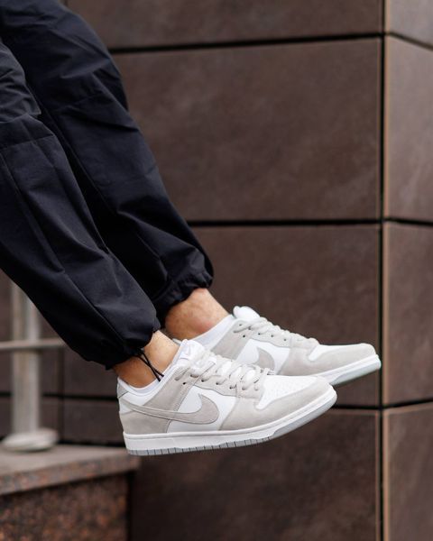 Nike SB Dunk Low Grey White ND NK348-1560885 фото