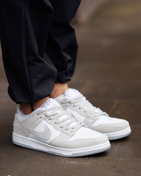 Nike SB Dunk Low Grey White ND NK348-1560885 фото