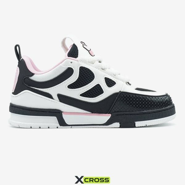 Louis Vuitton Skate Sneaker Black White Pink 10014-1489477 фото