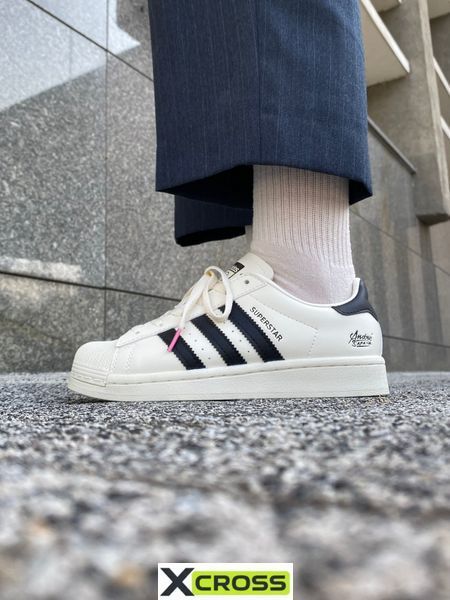 Adidas Superstar Cream/Black/Pink adi-0361-490175 фото