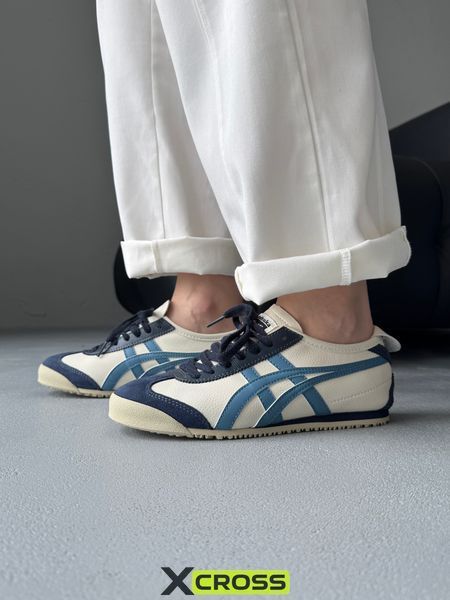 Asics Onitsuka Tiger Mexico Beige/Blue 📦 asc-0188-1173501 фото