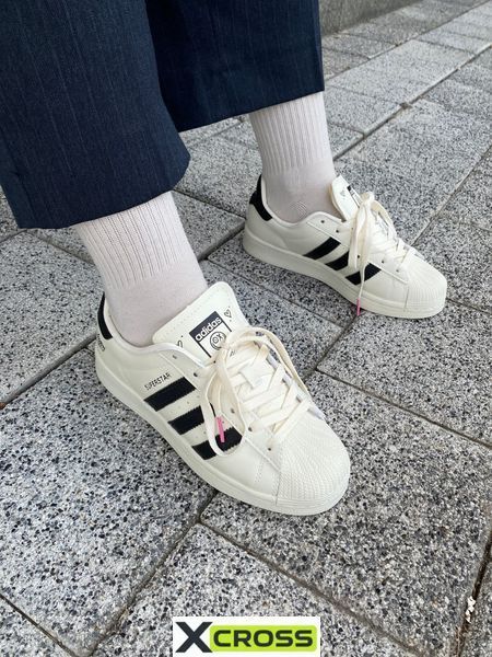 Adidas Superstar Cream/Black/Pink adi-0361-490175 фото