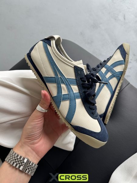 Asics Onitsuka Tiger Mexico Beige/Blue 📦 asc-0188-1173501 фото
