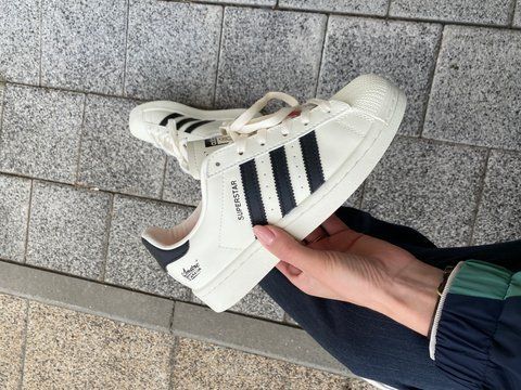 Adidas Superstar Cream/Black/Pink adi-0361-490175 фото