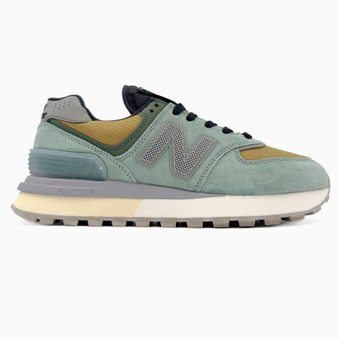 New Balance 574 Legacy Stone Island Olive/Yellow nbl-0309-893533 фото