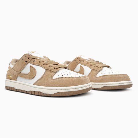Nike SB Dunk Low White/Beige nik-0840-1617893 фото