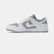 Nike Dunk Low White Grey #art1449-1097157 фото 5