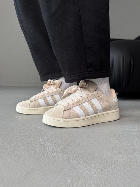 Adidas Campus Beige/White adi-0362-490186 фото