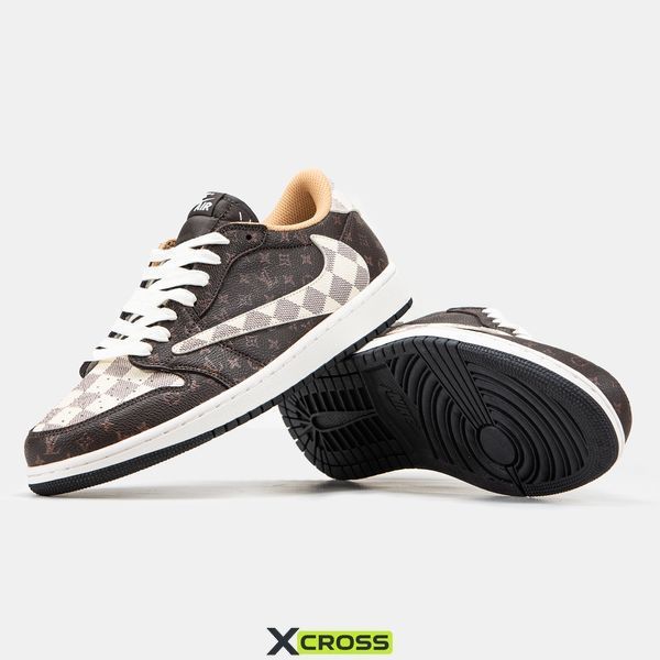 1209 Nike Air Jordan 1 Low x Travis Scott x Louis Vuitton 1209-569717 фото