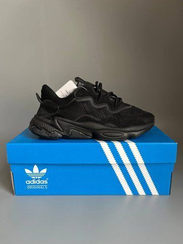 Adidas Ozweego Triple Black Textile БРАК 1023 adi-0170-1023-1652501 фото