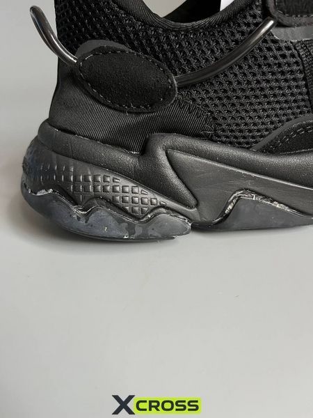 Adidas Ozweego Triple Black Textile БРАК 1023 adi-0170-1023-1652501 фото