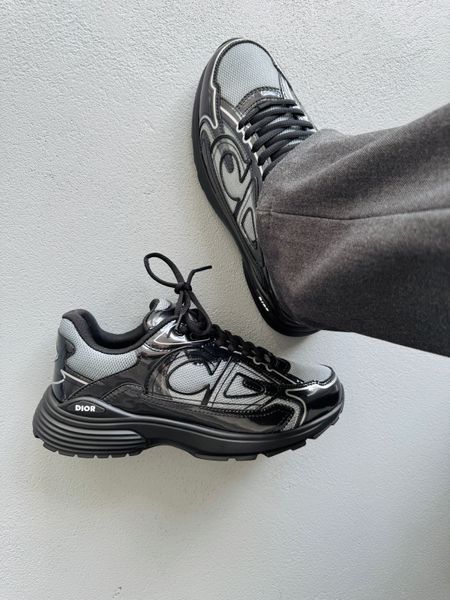 Dior B30 Light Gray Technical Mesh/Gray Brilliant 📦 dio-0007-1127770 фото