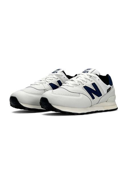 New Balance 574 White Navy A4268-1205376 фото