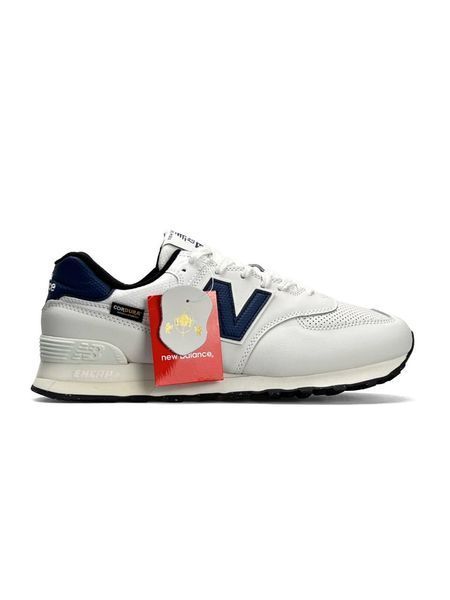 New Balance 574 White Navy A4268-1205376 фото