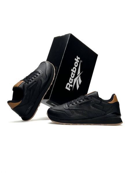 Reebok Classic Leather Black Brown A4896-1398348 фото