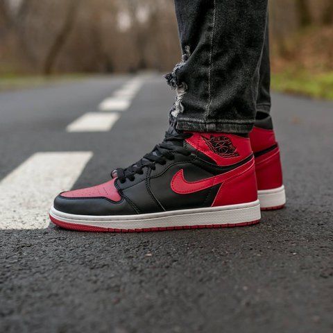 Air Jordan retro 1 Black Red 1045-1334382 фото