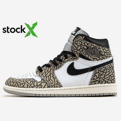 0893 Nike Air Jordan 1 White Cement 0893-335206 фото