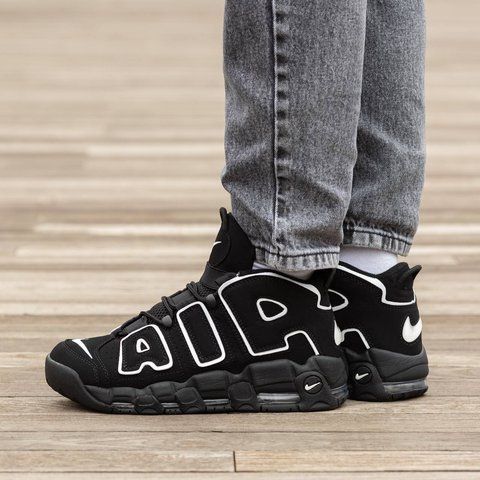 Nike Air More Uptempo Black White 1936-927768 фото