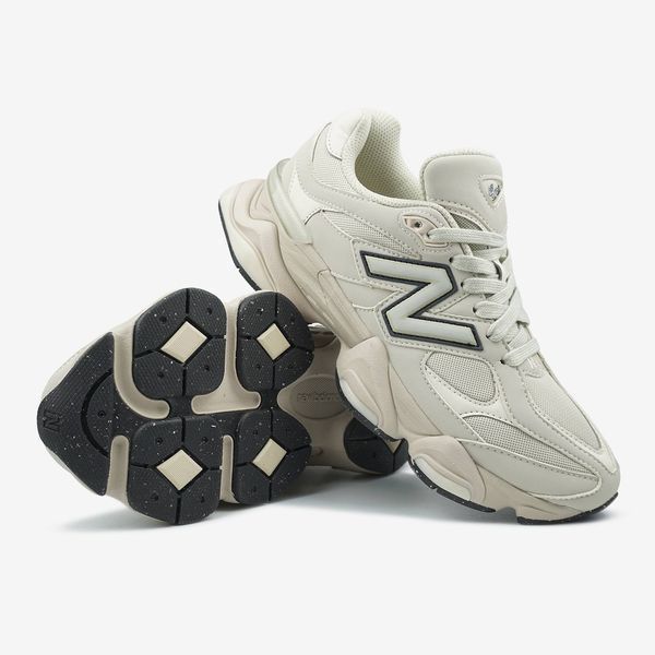 New Balance 9060 Beige Milk Leather 4089-1611522 фото