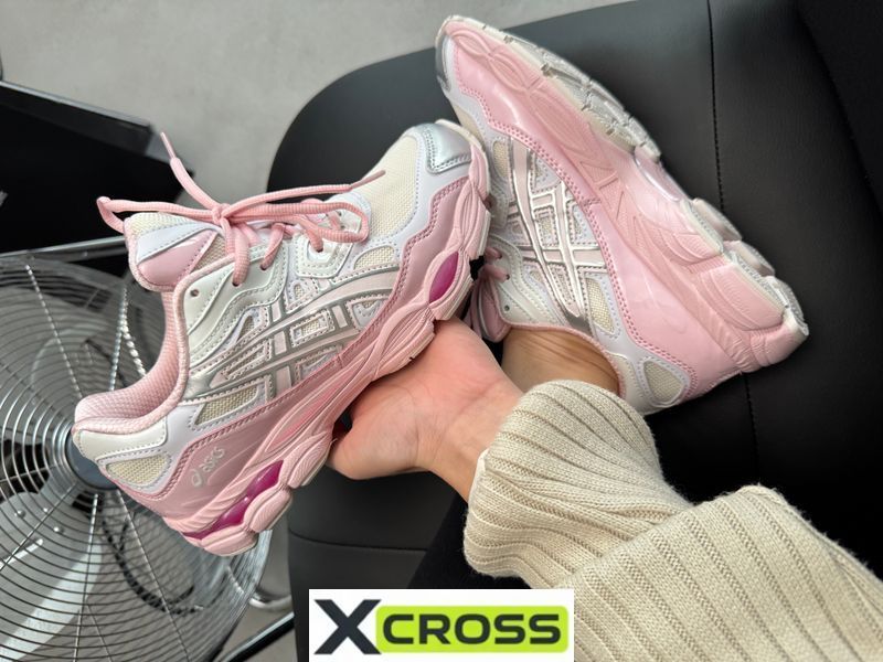 Asics Gel-NYC Silver/Pink asc-0144-1000428 фото