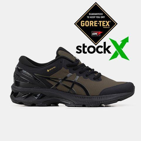 Asics Gel-Kayano 27 Gore-Tex Black Brown #art1636-1344594 фото