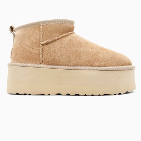 Ugg Classic Ultra Mini Platform XL Beige ugg-0132-1322688 фото