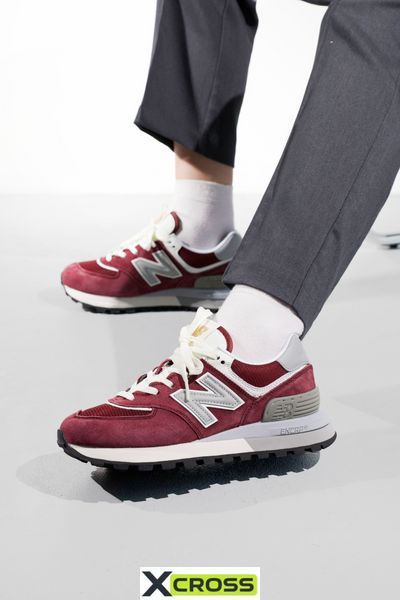 New Balance 574 Legacy Bordo/Beige nbl-0237-587808 фото