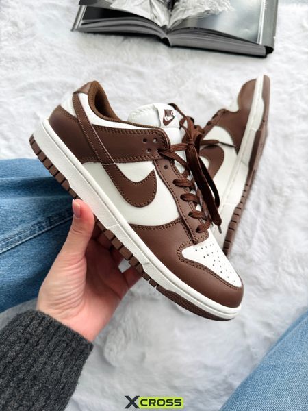 Nike SB Dunk Low Brown/White nik-0640-1105899 фото