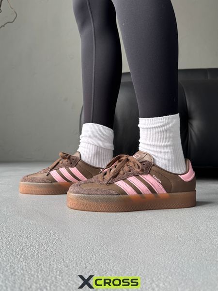Adidas Samba Platform Brown/Pink adi-0527-1322730 фото