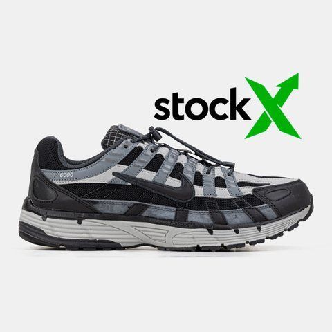 Nike P-6000 Black Grey Blue #art1640-1344649 фото