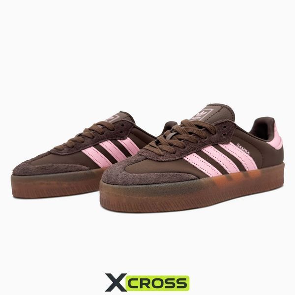 Adidas Samba Platform Brown/Pink adi-0527-1322730 фото