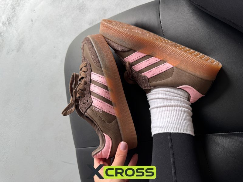 Adidas Samba Platform Brown/Pink adi-0527-1322730 фото