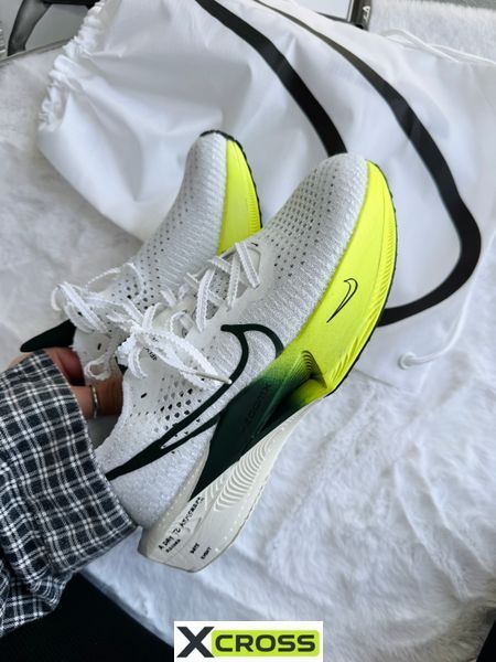 Nike Air ZoomX VaporFly 3 White/Green nik-0616-1070734 фото
