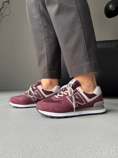 New Balance 574 Burgundy nbl-0435-1303521 фото