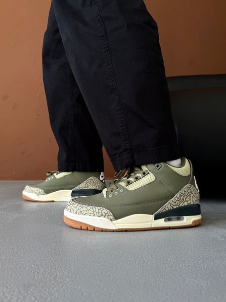 Nike Air Jordan 3 Retro Medium Olive nik-0785-1505621 фото
