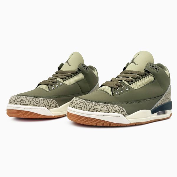 Nike Air Jordan 3 Retro Medium Olive nik-0785-1505621 фото