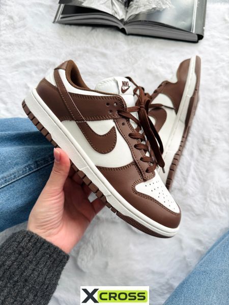 Nike SB Dunk Low Brown/White nik-0640-1105901 фото