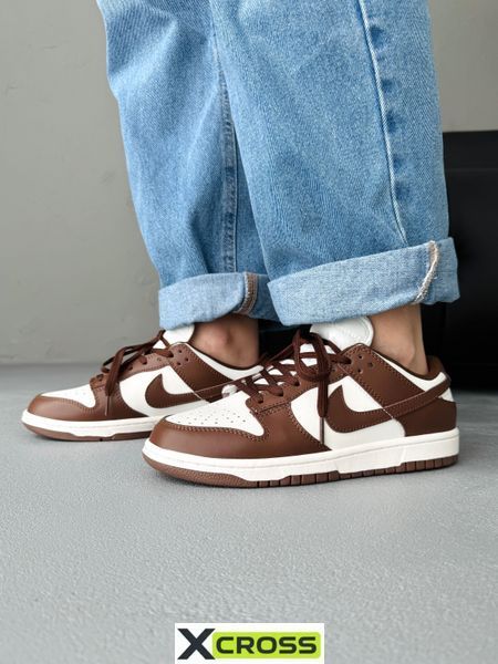 Nike SB Dunk Low Brown/White nik-0640-1105901 фото