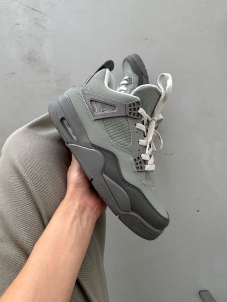 Nike Air Jordan 4 Grey/Violet nik-0487-856799 фото