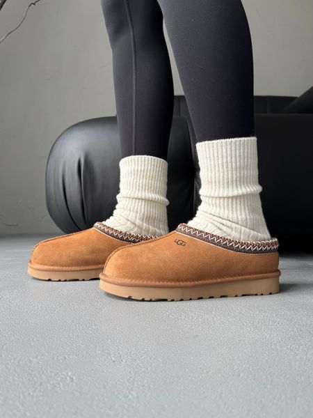 Ugg Tasman Chestnut (коричнева вишивка) ugg-0051-465901 фото