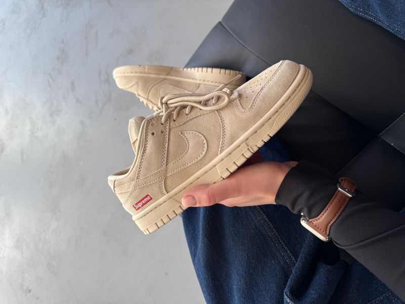 Nike SB Dunk x Supreme Beige nik-0758-1456753 фото