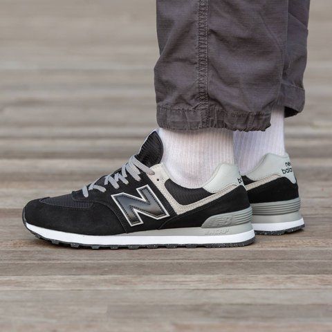 New Balance 574 Classic Black White 1401-618999 фото
