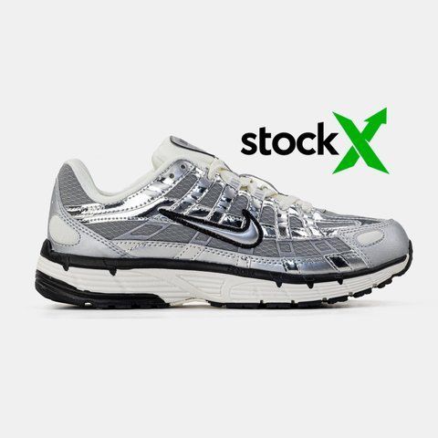 Nike P6000 White Silver Black #art1499-1187485 фото