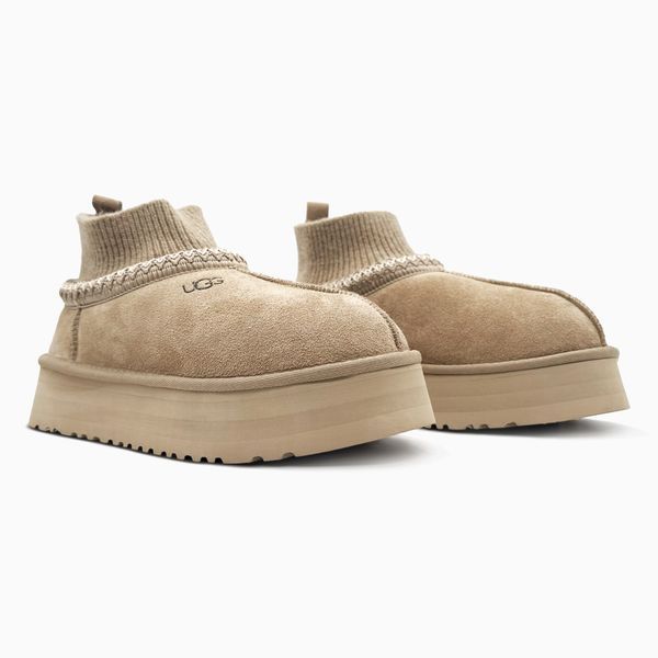 Ugg Tasman Platform Sock Beige ugg-0138-1762645 фото