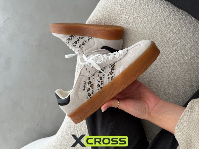 Adidas Samba Platform Beige/Leo adi-0459-901537 фото